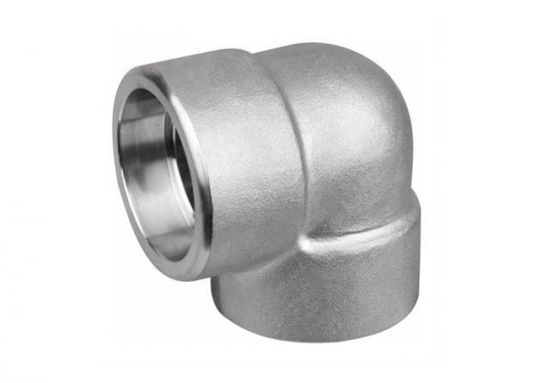 Cheap Socket Welded Stainless Steel Forged Fittings , DN15 Stainless Steel 90 Degree Elbow for sale