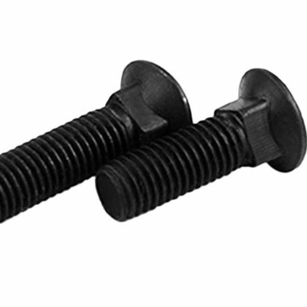 Carbon Steel Grade 4.8 5.8 8.8 M14 M16 HDG Round Head Square Neck Carriage Bolt