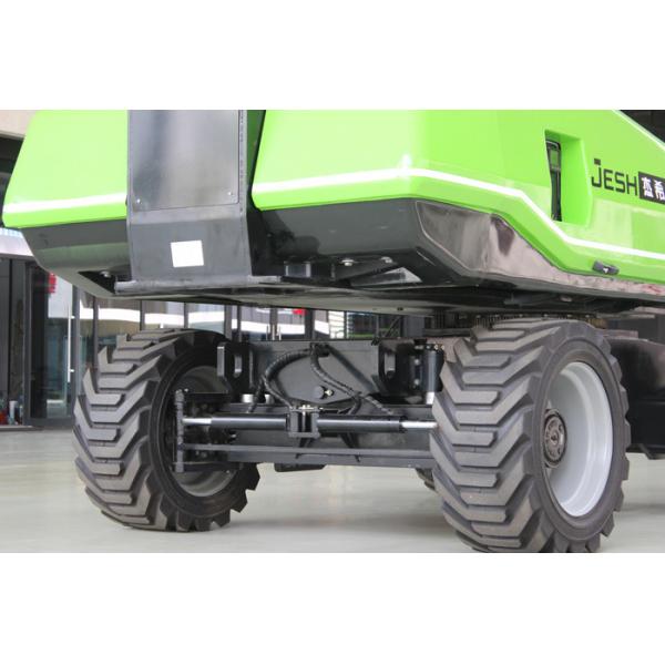 Manlift Telescopic Boom Lift Platform Height 27m For Factory Building