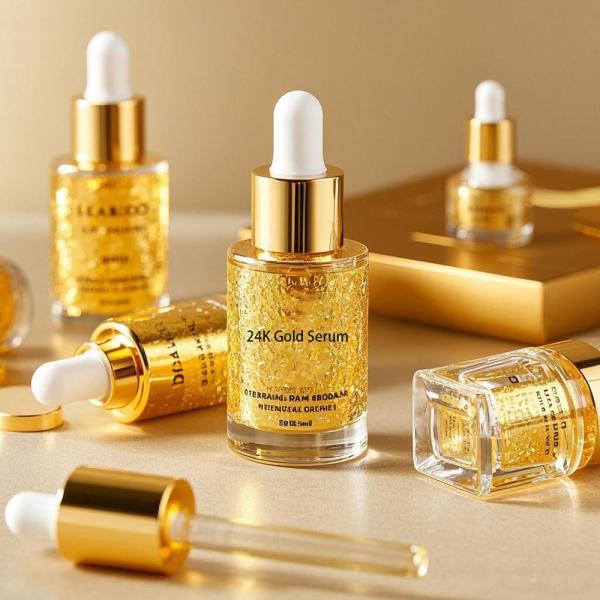 24k Gold Serum Facial Essence Whitening Collagen Serums Face Organic Vitamin C