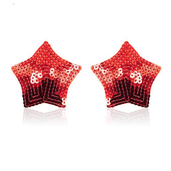 FN011 Suppliers of Women Sexy Star Sequin Pasties Breast Petal
