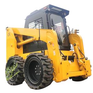 Quality HTS75 Hydraulic Skid Steer Machine With Bucket Grapple Attachment wholesale
