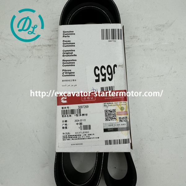 EexcavaStart Cummins M11 Engine V Ribbed Belt OEM 3097269 10PK1549
