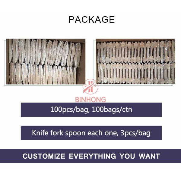 Disposable Food Grade Smooth Biodegradable Wooden Spoons