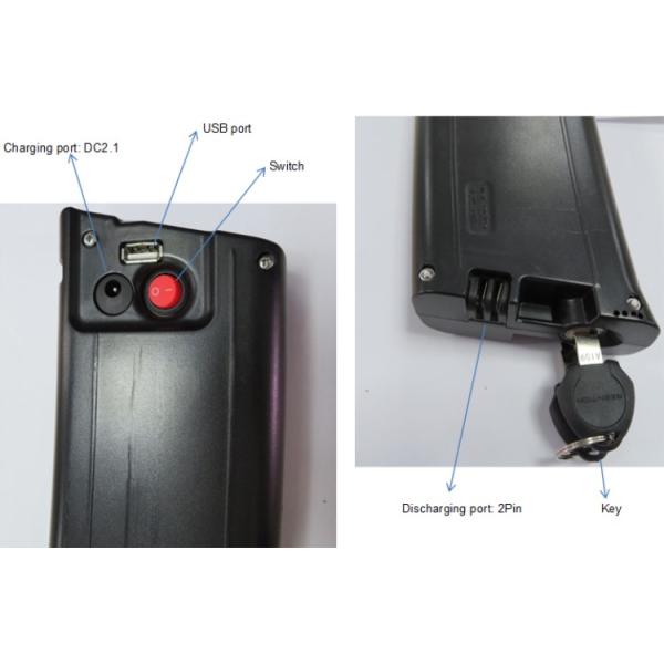 7.8ah FS-3 Case 36 V Ebike Battery With USB 2 Pin Discharging port