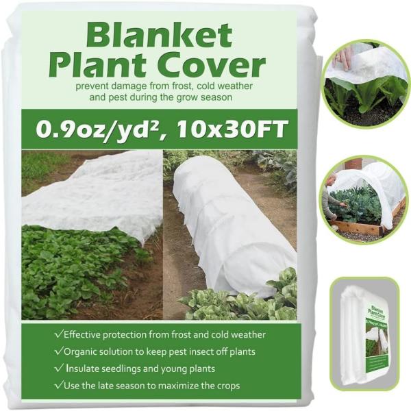 Plant Freeze Protection Covers 32 x 47 Inch Winter Shrub Cover Tree Frost Blanket Drawstring Winter Frost Prote