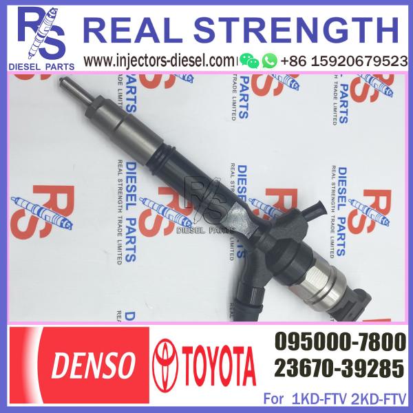 2KD-FTV DENSO Diesel Injector 23670-30310 095000-7800 For TOYOTA HILUX 2.5L