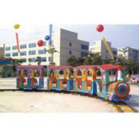 China Residential Area Kids Ride Along Train And Track / Sit On Train Set Anti UV for sale
