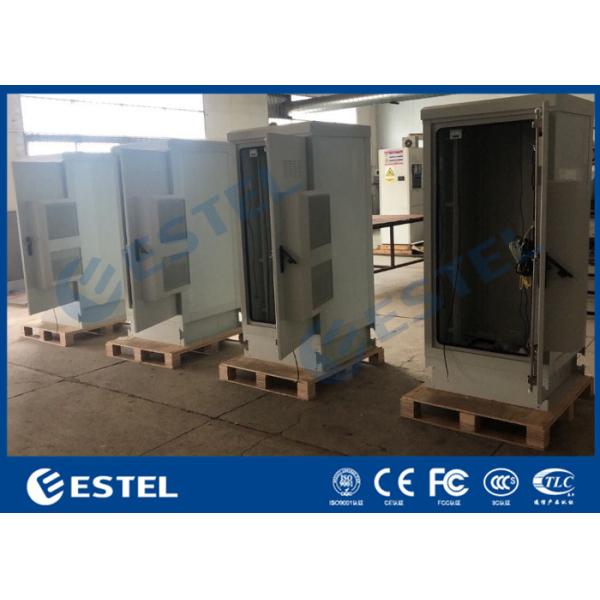 Fireproof Material IP55 Outdoor Telecom Cabinet Floor Mount One Front Door