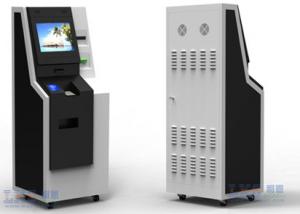 Quality Free Floor Standing Bank ATM Kiosk , Automated Teller Machine With Cash Dispenser wholesale
