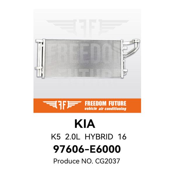 Oem 97606-E6000 AC Condenser And Evaporator Fits 16-20 Hyundai Sonata Kia K5 Hybrid