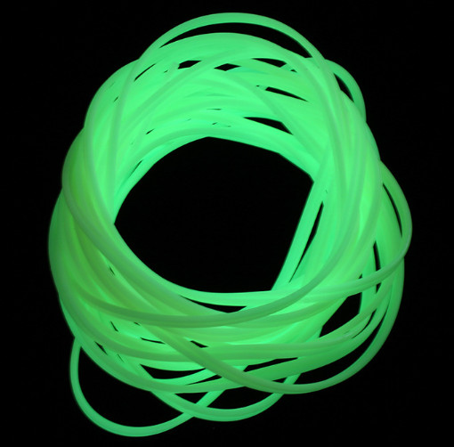 Long Lasting Flexible Silicone Tubing Mobile Phone Waterproof Bag Luminous Strip 3.0mm