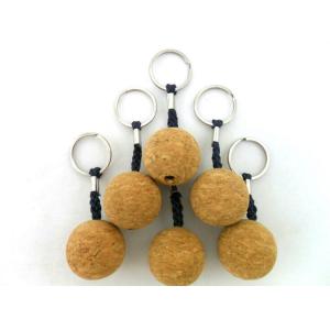 floating cork keychain