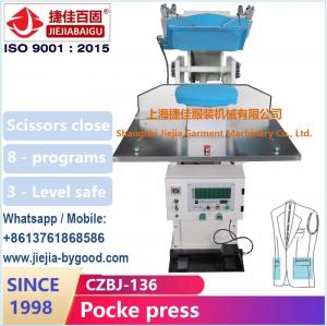 China Vertical Automatic Blouse Garment Pressing Machine Aluminium Steam Press on sale