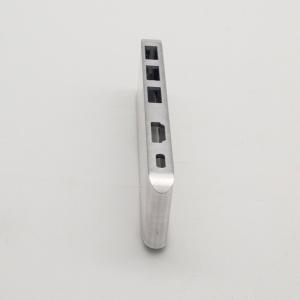 Quality Silver Or Customized Color Aluminum CNC Machining ±0.02mm Tolerance Level wholesale
