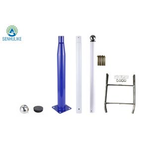 China Outdoor Straight Solar Street Lamp Pole Monitoring Bracket Vertical Pole Split Pole on sale