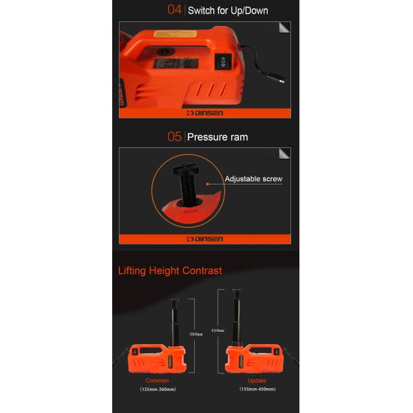 Mini Single Functional 5 Ton Electric Hydraulic Jack In The Box Mechanism For Various Car