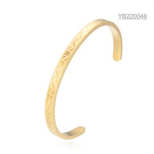 Quality Anniversary 18k Gold Stainless Steel Wristband Light Luxury Mobius Bangle wholesale