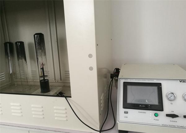 Astm D2863 Limited Oxygen Index Tester , Standard ISO4598-2 Oxygen Testing Equipment