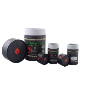 Quality ODM CBD Custom Printed Packaging Boxes 100ml Cardboard Cylinder Packaging wholesale