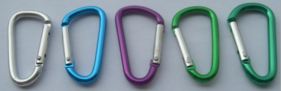 Stuffer water bottle holder hook belt clip orange/blue/green/red/black aluminum carabiner