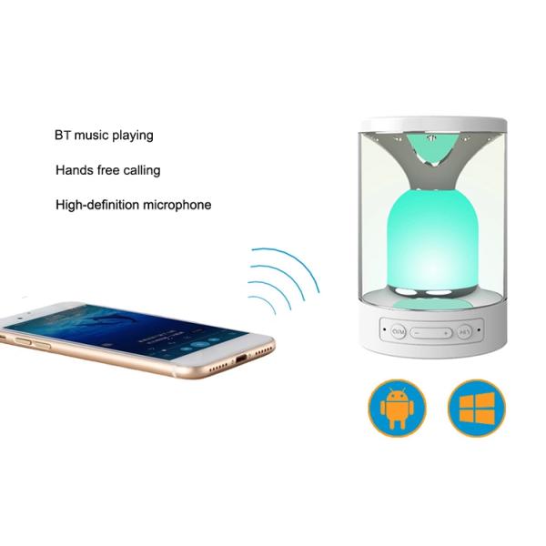 Smart Touch LED Light Mood Lamp Supported TF Card / 3.5mm AUX Jack 85 x 130mm