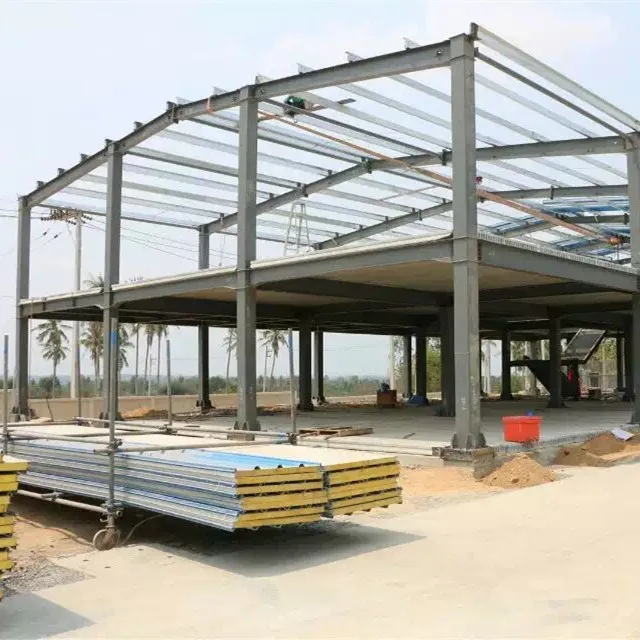 54 M2 Prefab Lightweight Steel Frame Garage Carport Storage Shed