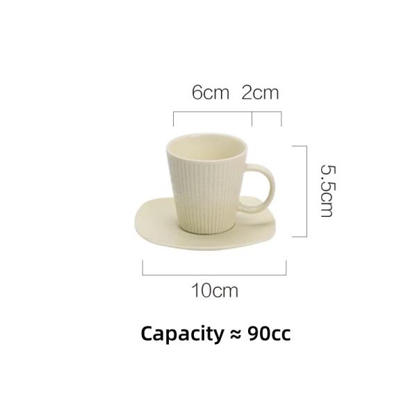 Business Gifts Occasion Sustainable Porcelain Coffee Mug 90CC Espresso Ceramic Shot Cup
