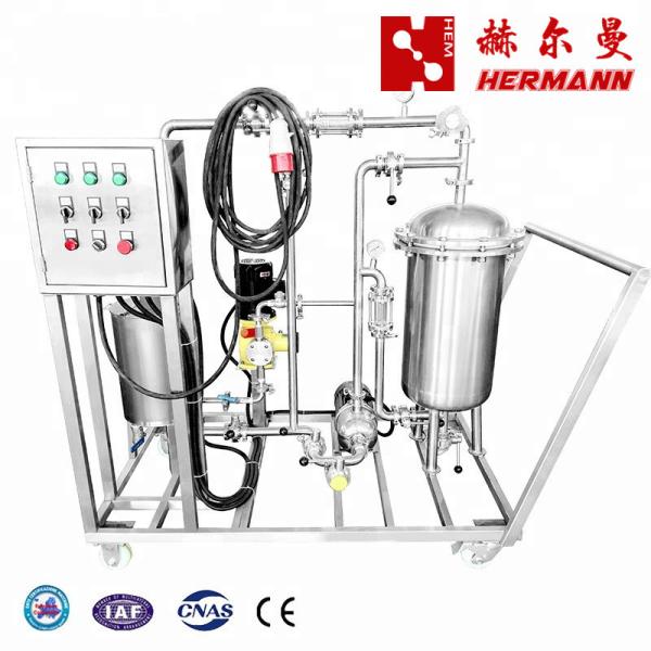 High Efficiency Beer Filtration Equipment , Beer Filling Machine SUS 304 Material