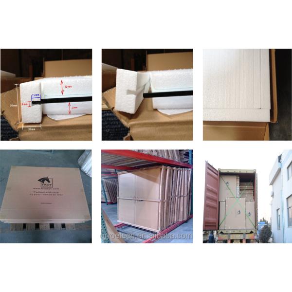 EN12150/CE/SGCC/Australian Certificate Silk Screen Printed Tempered Glass for Shower Doors