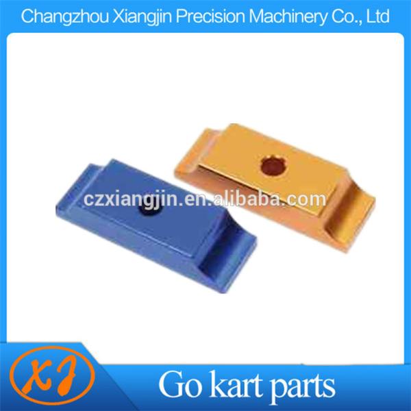 CNC Machined Light Weight Racing Kart Customized Anodized Longer EngineMount Clamp