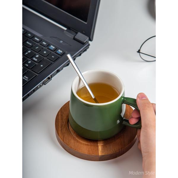 Personalised Handgrip Porcelain Milk Coffee Mug Nordic Gift Set Custom Pottery Mugs