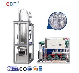 Quality 30 Ton Ice Tube Machine For Food Market with Stainless Steel 304 Evaporator wholesale