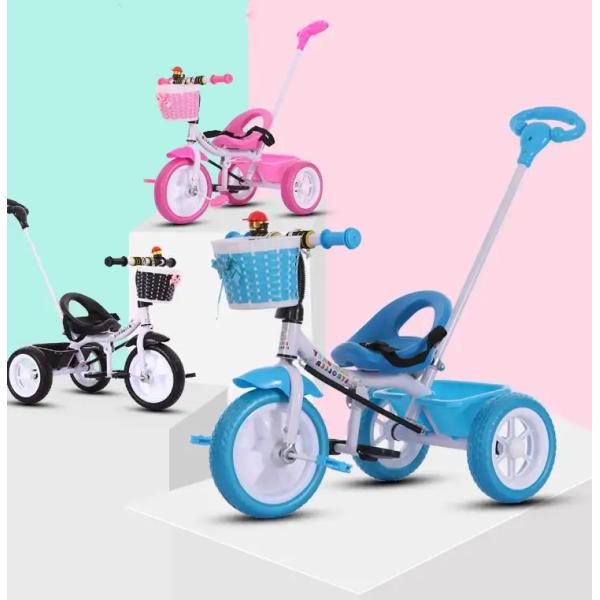 2023 Fashion Baby 3 Wheels Ride on Bicycle Bike Car for 2-6 Years Kids Plastic Material