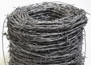 China 18 Gauge 4 Point 2 Strand Galvanized Barbed Wire Coils 20kg Coil on sale