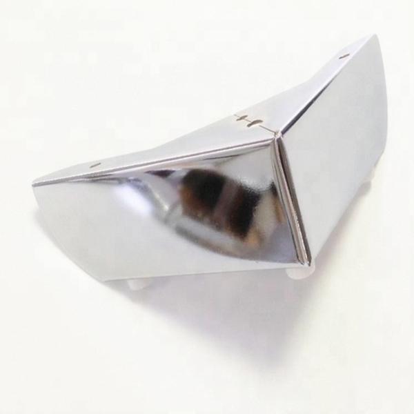 L Style Metal Sofa Legs Chrome Plate L150*L150 For Home Furniture Decoration