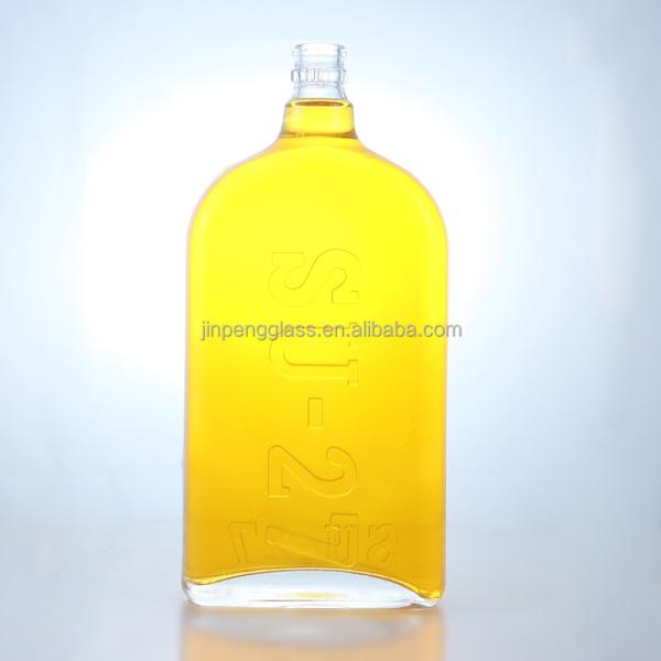 Customized 375ml 500ml 700ml750ml Super Flint Glass Bottle for Gin Vodka Tequila Rum