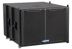 Quality double 12 inch active pro two way line array speaker system LA22BE(active) wholesale