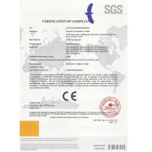 Dynamic Corporation Limited Certifications