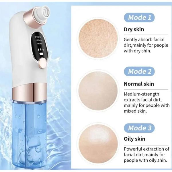 Electric Micro Small Bubble Water Cycle Vacuum Blackhead Remover Pore Nose Beauty Facial Pore Cleaner