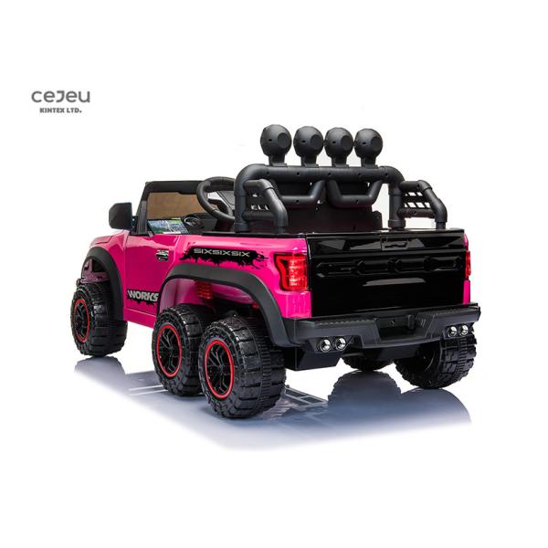 Six Wheels Suspension Kids Electric UTV With Lights On Windshield 21kg