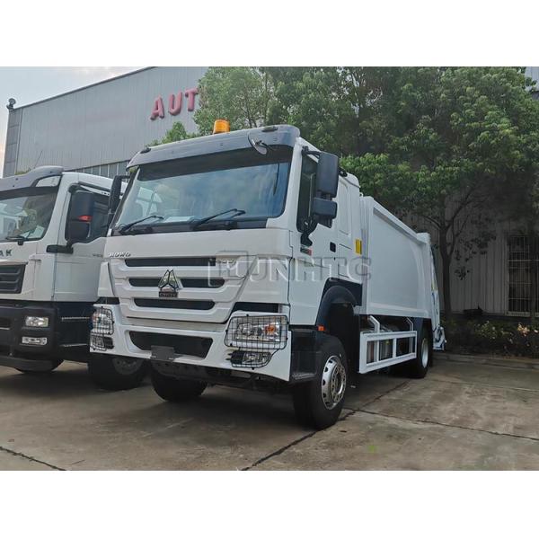 HOWO Garbage Truck Compactor 4x2 Euro 2 Waste Disposal Garbage Rear Loader Truck Green Diesel Model New