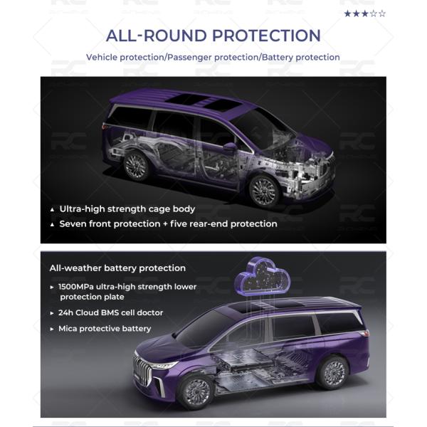 Voyah Dreamer Plug-In PHEV Large MPV Endurance Range 1231km 0-100km/H Acceleration Time 5.9s High Performace EV