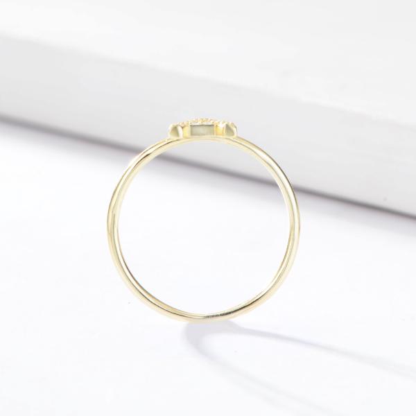 Solid Silver 925 Custom Jewelry Eternity Rings for Women Men 2023 Unisex Gold Jewelry