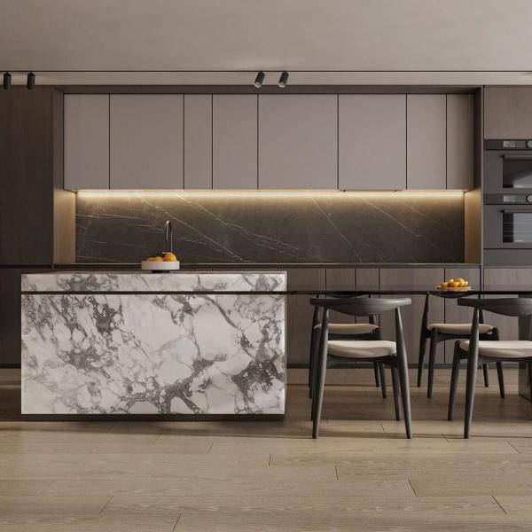 Solid Wood Kitchen Cabinets Modern Model Kitchen Furniture Kitchen Cabinet Set