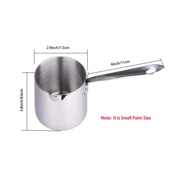 Custom Coffee Maker Accessories Coffee Mini Melting Pot With Spout