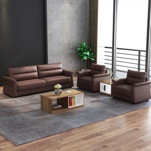 Office Furniture Commercial Office Reception Sofa Set Luxury Leather Sofa