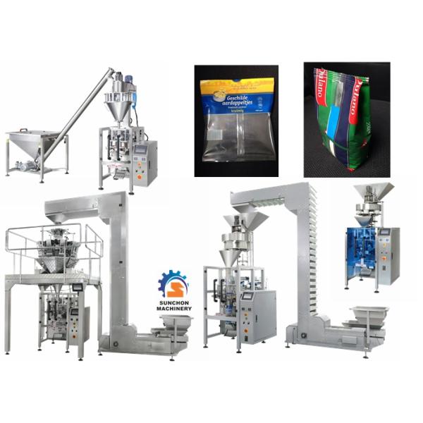 10 Heads Seed / Sugar Food Packing Machine Lamination Film Bagging