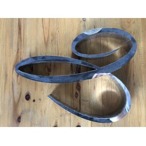 Black Stainless Steel Modern Furniture Metal Frame Display Stands