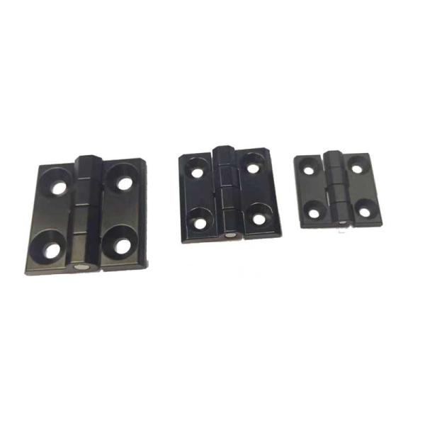 Zinc Alloy Black Heavy Duty Hinges 40*40mm For Casting Cabinet